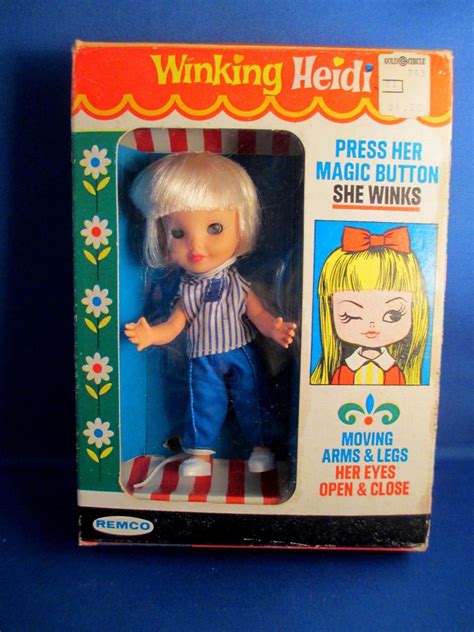 heidi toys|vintage remco heidi dolls.